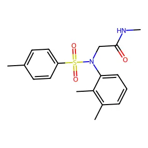2-(2,3-dimethyl-N-(4-methylphenyl)sulfonylanilino)-N-methylacetamide structure