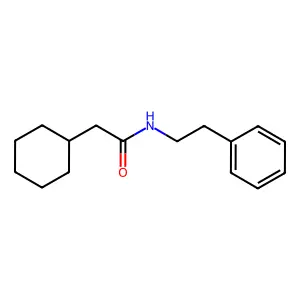 2-cyclohexyl-N-phenethyl-acetamide structure