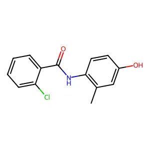 2-氯-N-(4-羟基-2-甲苯基)苯甲酰胺 structure
