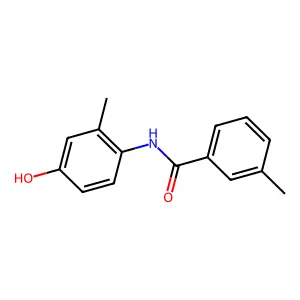 N-(4-hydroxy-2-methylphenyl)-3-methylbenzamide structure