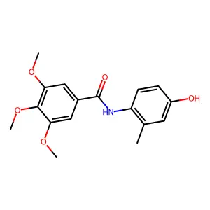 N-(4-hydroxy-2-methylphenyl)-3,4,5-trimethoxybenzamide structure