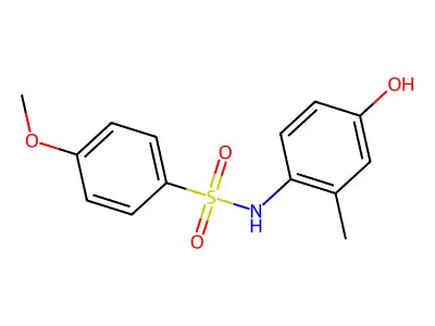 N-(4-hydroxy-2-methylphenyl)-4-methoxybenzenesulfonamide structure