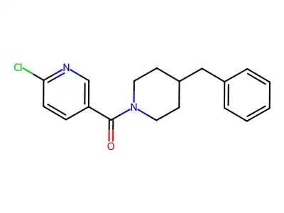 (4-Benzylpiperidin-1-yl)(6-chloropyridin-3-yl)methanone structure