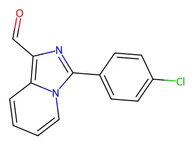 3-(4-Chlorophenyl)imidazo[1,5-a]pyridine-1-carbaldehyde structure