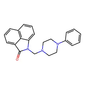 1-[(4-phenylpiperazin-1-yl)methyl]benzo[cd]indol-2(1H)-one structure