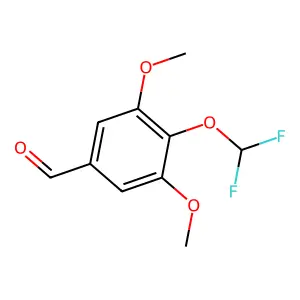 4-(二氟甲氧基)-3,5-二甲氧基苯甲醛 structure