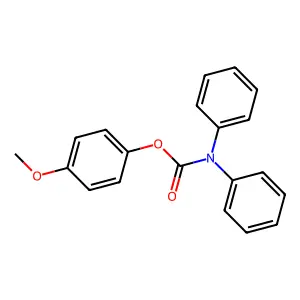 (4-methoxyphenoxy)-N,N-dibenzamide structure