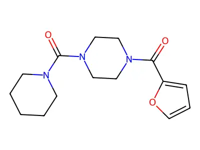 4-(2-Furylcarbonyl)piperazinyl piperidyl ketone structure