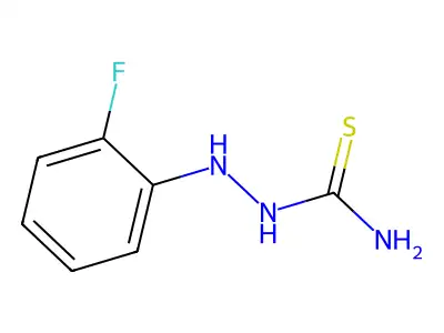 2-(2-Fluorophenyl)-1-hydrazinecarbothioamide structure