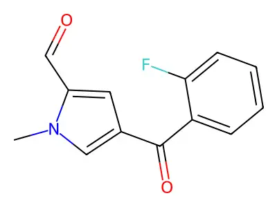 4-(2-Fluorobenzoyl)-1-methyl-1H-pyrrole-2-carbaldehyde structure