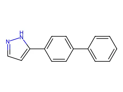3-[1,1'-Biphenyl]-4-yl-1H-pyrazole structure