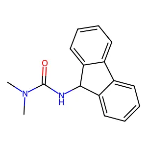 3-(9H-fluoren-9-yl)-1,1-dimethylurea structure