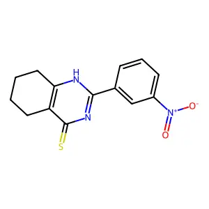 2-(3-Nitrophenyl)-5,6,7,8-tetrahydroquinazoline-4-thiol structure