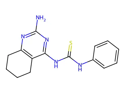 1-(2-Amino-5,6,7,8-tetrahydroquinazolin-4-yl)-3-phenylthiourea structure