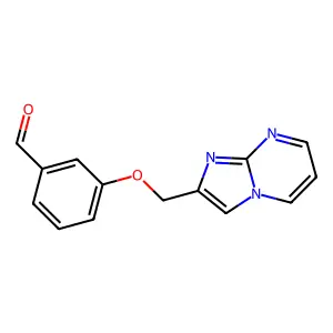 3-(Imidazo[1,2-a]pyrimidin-2-ylmethoxy)benzaldehyde structure