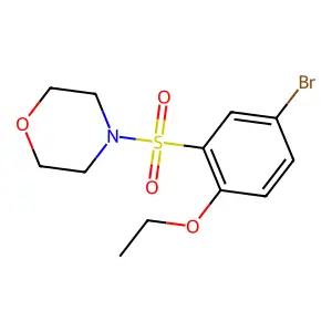 4-(5-Bromo-2-ethoxyphenyl)sulfonylmorpholine structure