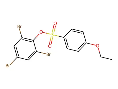 2,4,6-Tribromophenyl 4-ethoxybenzenesulfonate structure