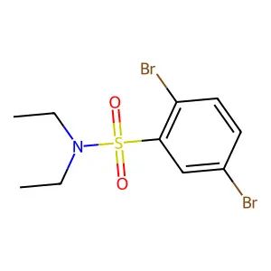 2,5-dibromo-N,N-diethylbenzenesulfonamide structure