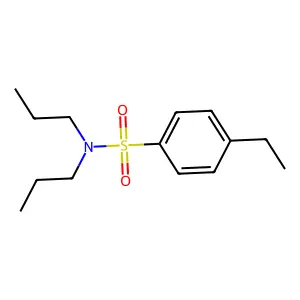 4-ethyl-N,N-dipropylbenzenesulfonamide structure