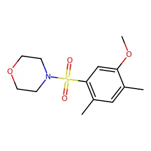 4-[(5-Methoxy-2,4-dimethylphenyl)sulfonyl]morpholine structure