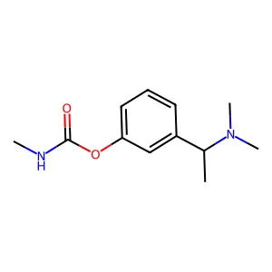 Phenol, 3-(1-(dimethylamino)ethyl)-, 1-(N-methylcarbamate) structure