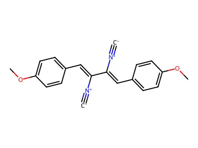 1-[2,3-Diisocyano-4-(4-methoxyphenyl)buta-1,3-dienyl]-4-methoxybenzene structure