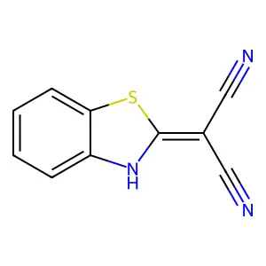 propanedinitrile, 2(3H)-benzothiazolylidene- structure