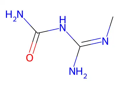 (Imino(methylamino)methyl)urea structure