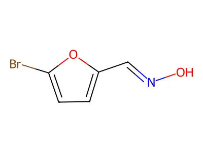N-[(5-bromofuran-2-yl)methylidene]hydroxylamine structure