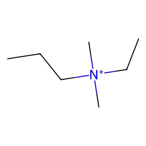 1-Propanaminium, N-ethyl-N,N-dimethyl- structure