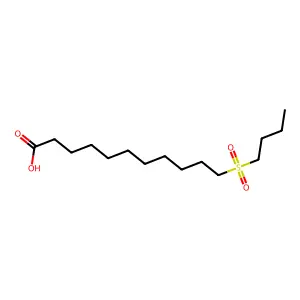 11-(丁磺酰基)十一烷酸 structure