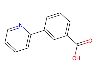 3-(Pyridin-2-yl)benzoic acid structure