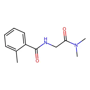 o-Toluamide, N-((dimethylcarbamoyl)methyl)- structure