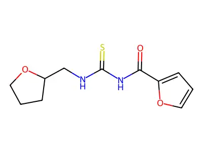 1-(Furan-2-carbonyl)-3-[(oxolan-2-yl)methyl]thiourea structure