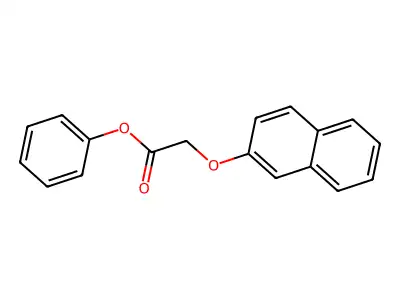 Phenyl 2-(2-naphthyloxy)acetate structure