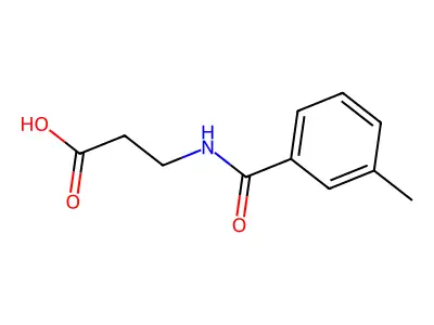 3-[(3-Methylphenyl)formamido]propanoic acid structure