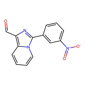 3-(3-Nitrophenyl)imidazo[1,5-a]pyridine-1-carbaldehyde structure