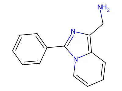 (3-Phenylimidazo[1,5-a]pyridin-1-yl)methanamine structure
