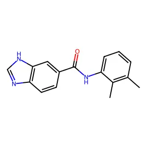 benzimidazol-5-yl-N-(2,3-dimethylphenyl)carboxamide structure