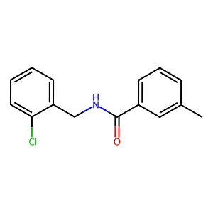 N-(2-chlorobenzyl)-3-methylbenzamide structure