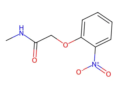 N-methyl-2-(2-nitrophenoxy)acetamide structure