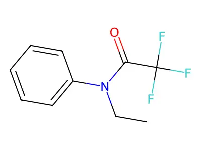 Acetamide, N-ethyl-2,2,2-trifluoro-N-phenyl- structure