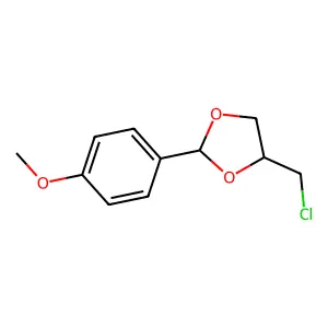 4-(Chloromethyl)-2-(4-methoxyphenyl)-1,3-dioxolane structure