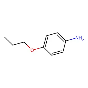 Benzenamine, 4-propoxy- structure