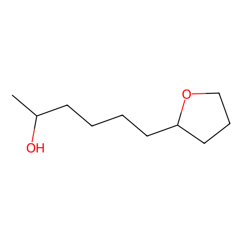 6-Tetrahydro-2-furanyl-2-hexanol structure