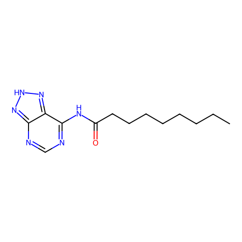 N-nonanoyl-8-azaadenine structure