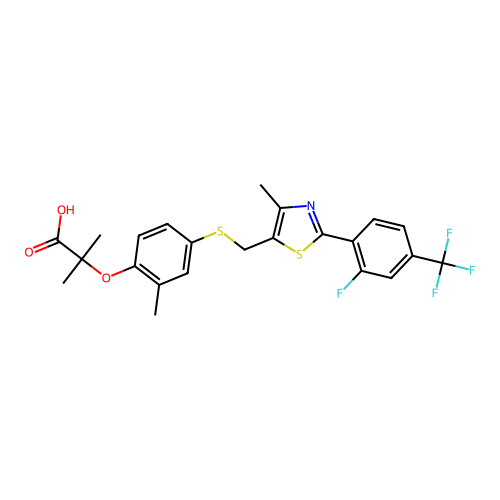Sodelglitazar structure