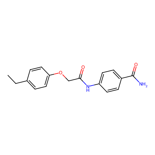 4-{[(4-Ethylphenoxy)acetyl]amino}benzamide structure