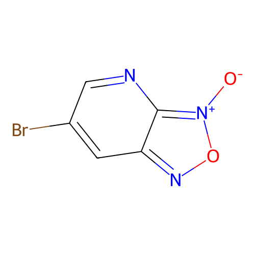 6-Bromo[1,2,5]oxadiazolo[3,4-b]pyridine 3-oxide structure