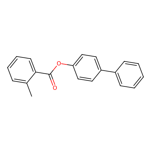 (4-Phenylphenyl) 2-methylbenzoate structure